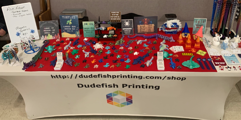 Dudefish Printing workspace
